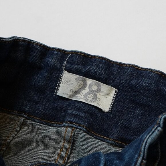 Free People Jayde High Rise Flare Jeans Dark Wash - Size 28 - Picture 3 of 5